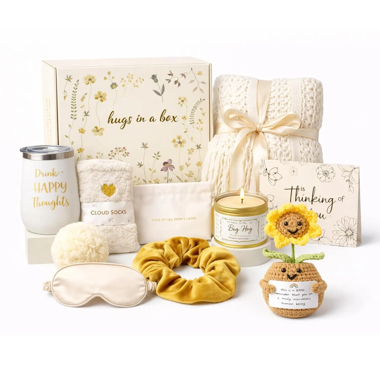 Baskets for Women 11 count , Self Care Gifts for Women, Gifts for Care Package,  Sympathy  Basket  for   Sister Get Well Soon