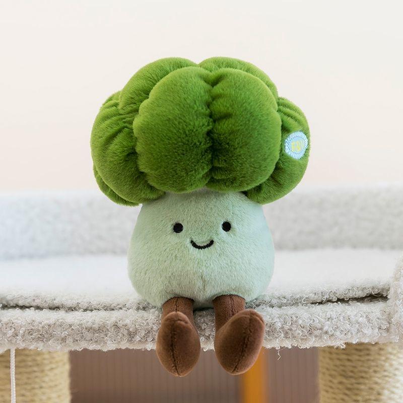 Ecological Vegetables and Fruits Plush Toys Simulation Vegetables Broccoli Cabbage Garlic Dolls Children's Grab Dolls Gifts
