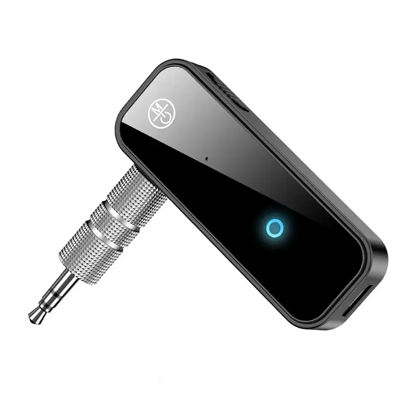 BT 5.3 Audio Receiver Transmitter, Hansfree Call 3.5mm AUX Jack USB Dongle, Stereo Music Wireless Adapters For TV PC Car Kit
