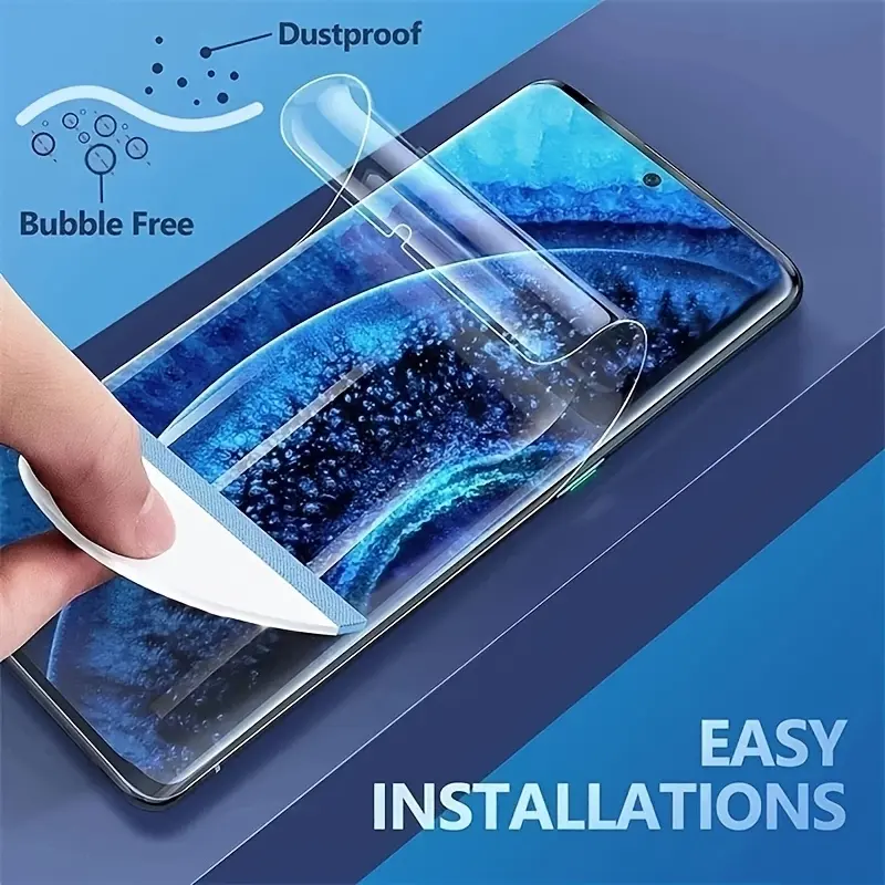 3PCS hydrogel film is suitable for iPhone X/XS/XR/11/12/13/14/15/16/17 Air/Pro Max/Plus, a high-definition hydrogel soft film that protects the phone screen