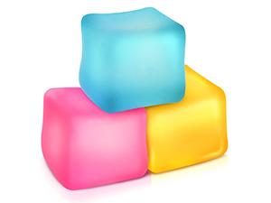 Fidget Toys Stress Cube 3 Pack: High Density Gel Filled Sensory Toys, 2.1" Cube, Anxiety Relief Squishy Fidget Toys, Stress Balls for Adults Kids Children Teens, Fidgets for Classroom