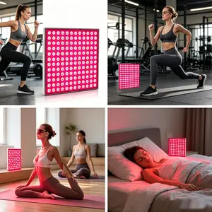 LED Light Therapy Device, USB Interface, 144 Leds, 660nm Light, Home Beauty Instrument, Sports Lamp, Yoga Lamp