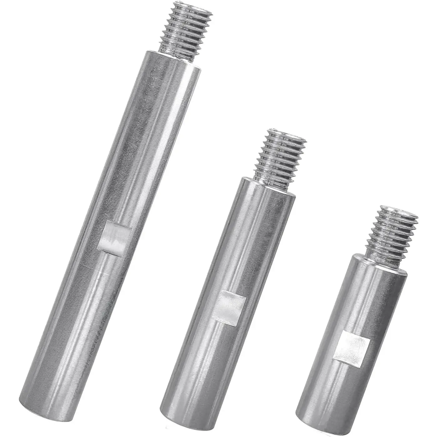 3 count M14 Thread Angle  Extension Set: Connecting Rod, Alloy Extender Shafts, for Rotary, Electric Polisher