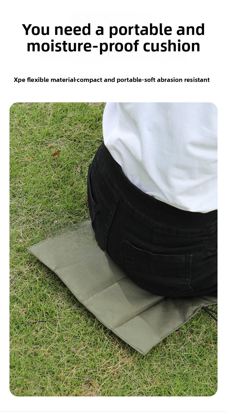 Portable Waterproof Picnic Mat Moisture-proof Mat Camping Ground Mat Thickened Outdoor Beach Travel Foldable Small Seat Cushion