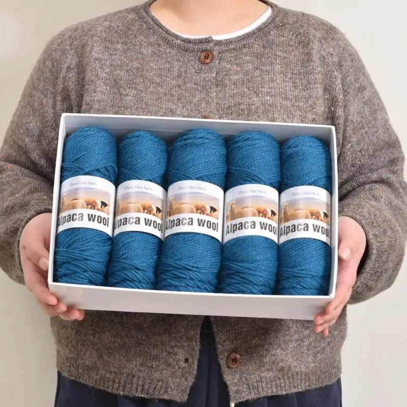5-Pack High-Quality Alpaca Yarn, Soft and Lightweight, Ideal for Knitting Sweaters, Scarves, Cardigans, Hats, DIY Crafts, Home Goods