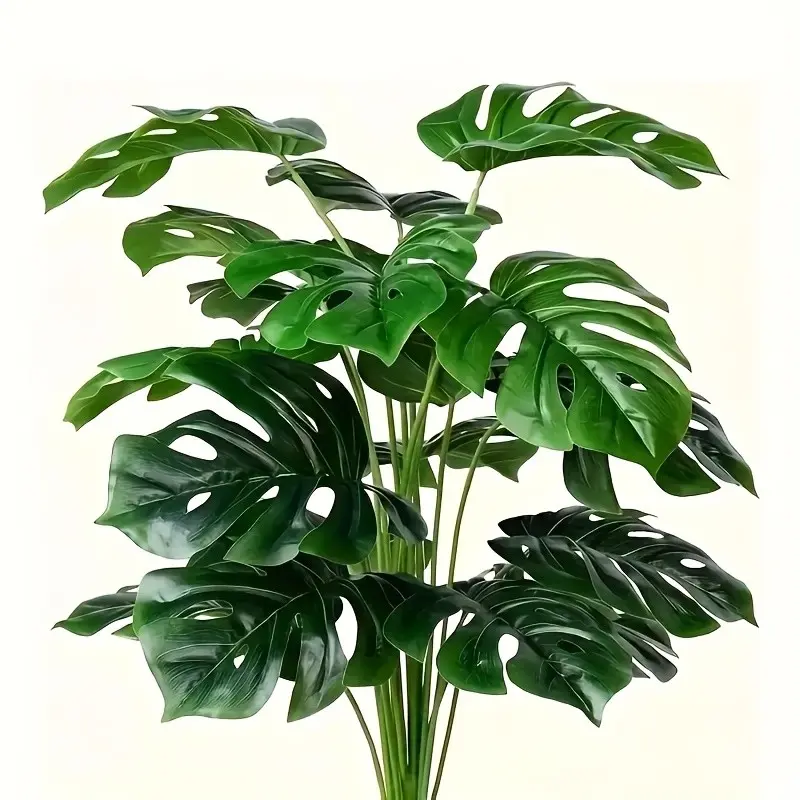 High-Quality Bamboo Leaf Plant, UV Protection, Realistic Greenery, Ideal for Home & Office Decor, Low Maintenance, Year-Round, Artificial Plants
