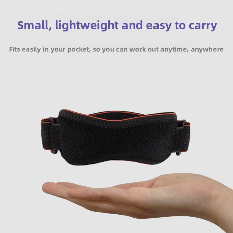 Sports cycling patella strap pressurized patella protection running mountaineering men and women breathable basketball knee pads silicone patella strap sets gym waist trainer 8 figure accessories