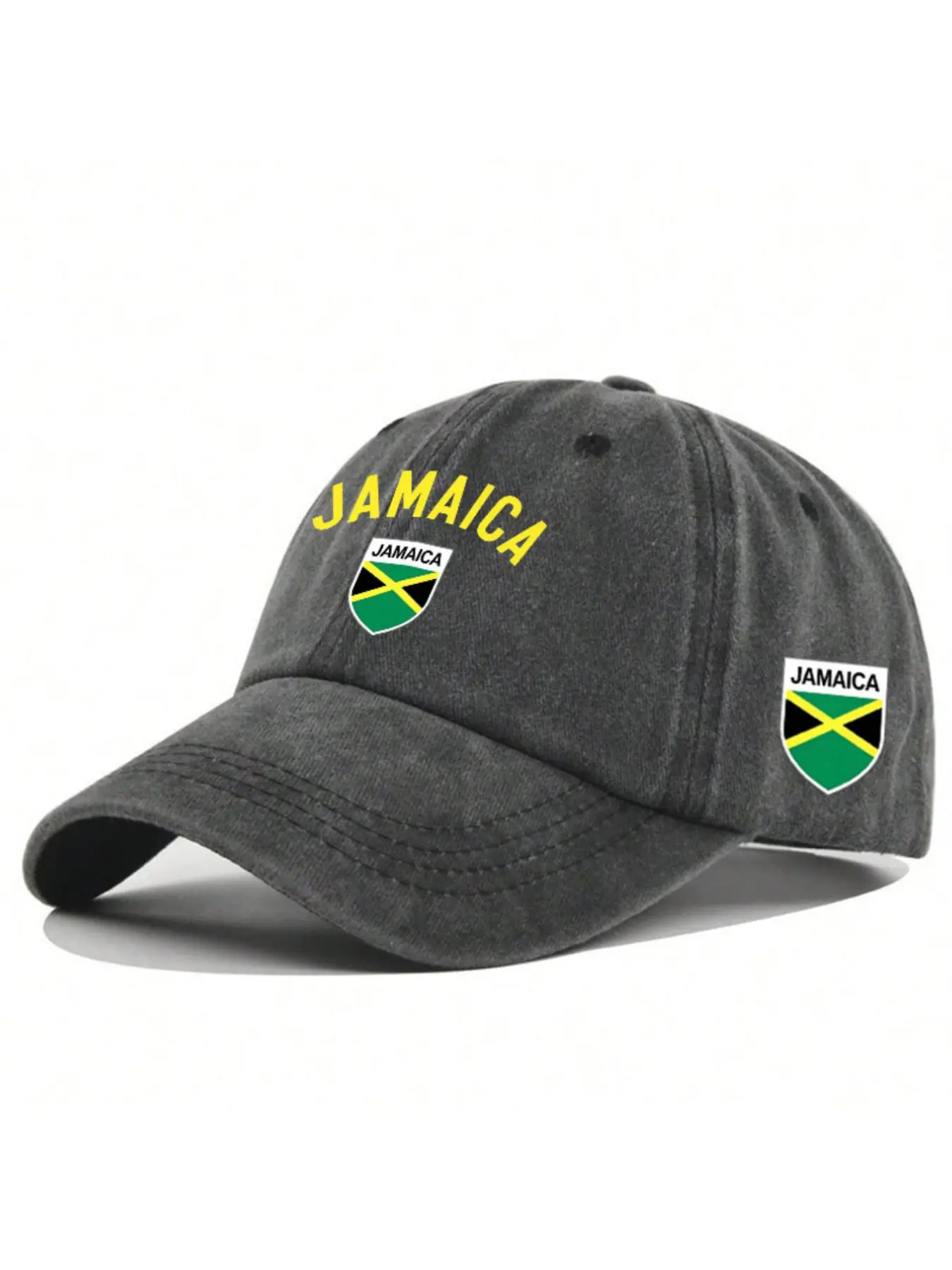 Jamaica Flag Rasta Pattern Baseball Hat, Adjustable Street Fashion Cap, Unisex Outdoor Sports Hat, Perfect for Daily Wear and Gifts