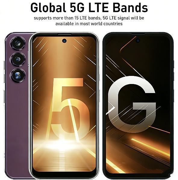 S25 Ultra Unlocked 5G Smartphone, 12GB+512GB, 6800mAh Battery, Fast Charging Capability, Android 14 System, 108MP+48MP Camera, Face & Fingerprint Unlock | Dual SIM | Autofocus | Built-in Pen | Card Port