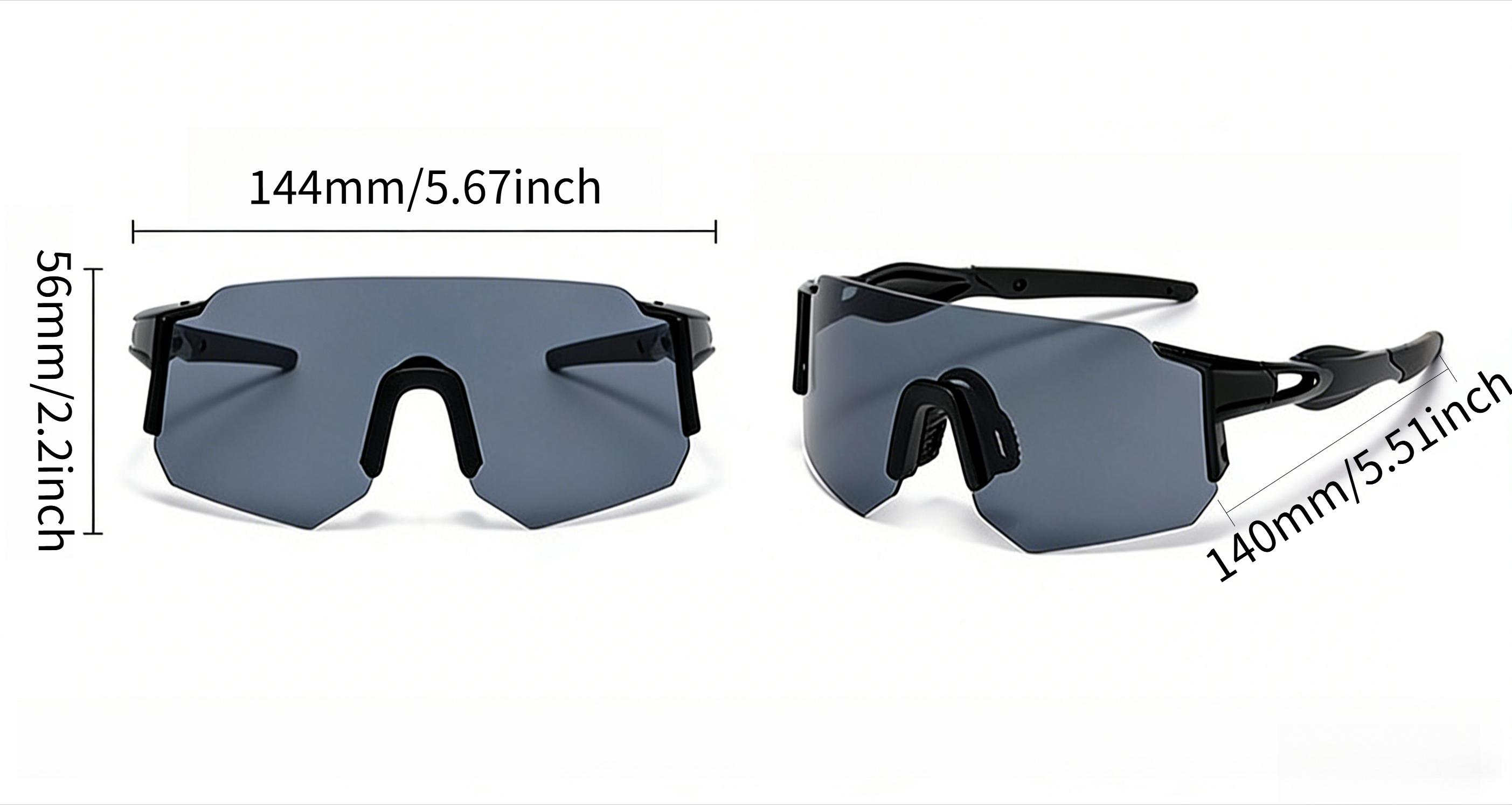 Cycling Glasses, Colorful Windproof UV400 Sports Sunglasses for Outdoor Fishing, Mountain Bike, Road Cycling & Bicycle Eyewear