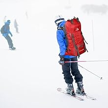 AGS Bseash 60L Waterproof Hiking Camping Backpack with Rain Cover, Large Outdoor Sport Travel Daypack Rucksack for Climbing