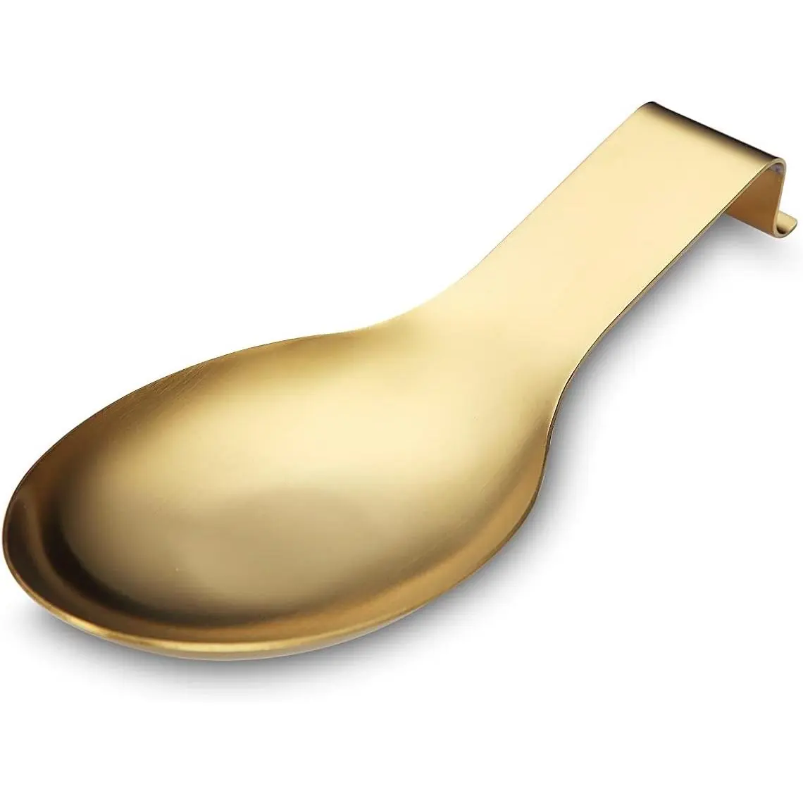 Matte  Spoon Rest, Stainless Steel Spoon Holder for Stove Top, kitchen utensils Holder for Ladles, Tongs, Spatula, Stove Spoon Holder, Pot Lid Holder, Dishwasher Safe (1PC-9.5 Inch)