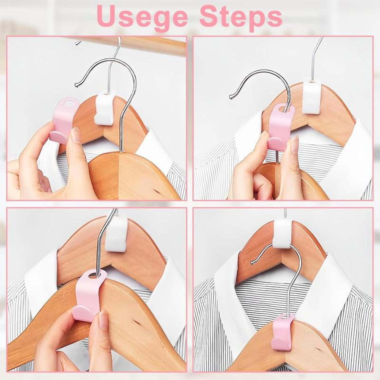 Hanger Connector Hooks,30/100 Counts Set Space Saving Clothes Hanger Extender Hooks,Multicolor Closet Organizer Hanger Clips.SENSIOHOME. Hanger Connector Hooks,30/100 Counts Set Space Saving Clothes Hanger Extender Hooks,Multicolor Closet Organizer Hanger Clips.SENSIOHOME.
