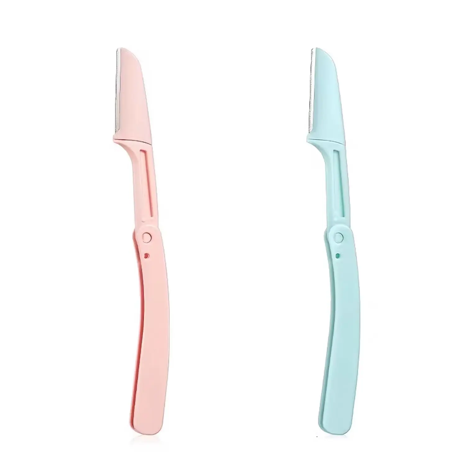 5 Portable Foldable Eyebrow Trimmers, Beginner-Friendly Micro Brow Trimmer Blades, Scratch-Proof Brow Trimming Tool Set, Eyebrow Grooming Kit, Eyebrow Shaping Tool, Precision Eyebrow Shaper, Cosmetic Tools