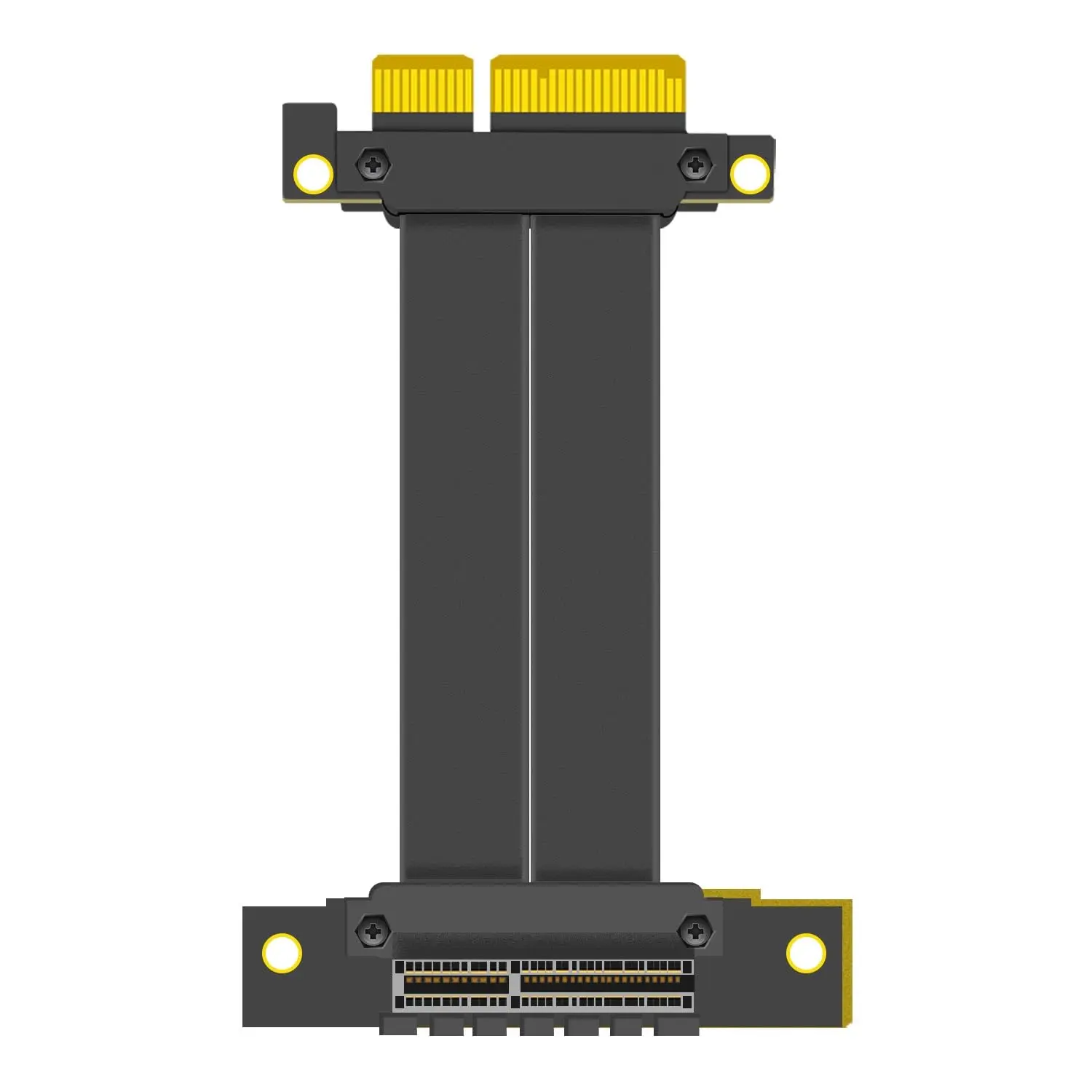 100mm PCIe 4.0 X4 Riser Cable for M.2 WiFi, Firewire, USB Sound Cards