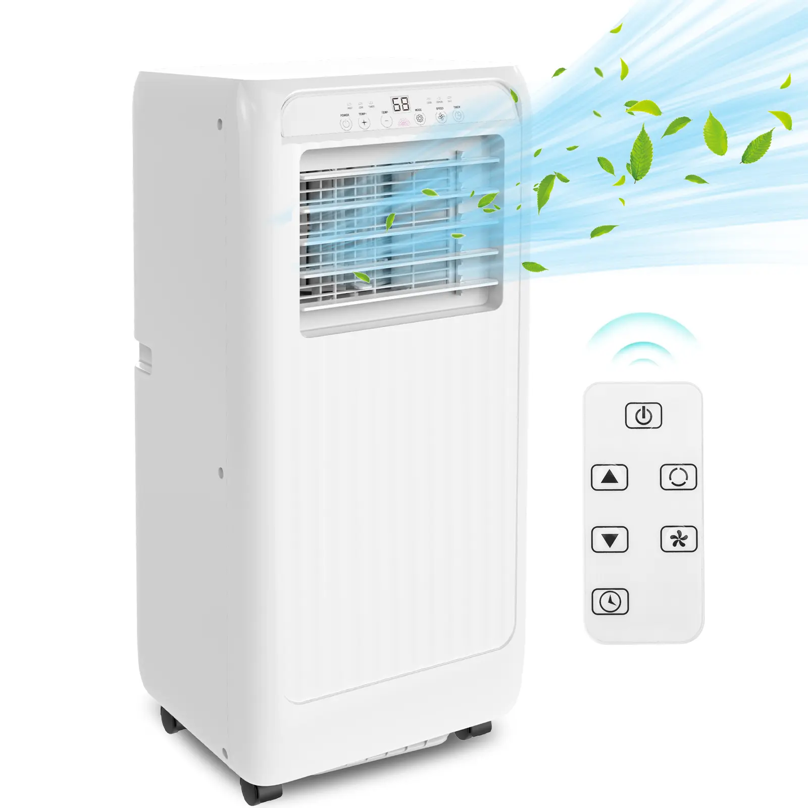 Portable Air Conditioner Smart Cooling Fan with Remote and Window Kit for Bedroom Living Room 8000 BTU 3in1 AC Unit