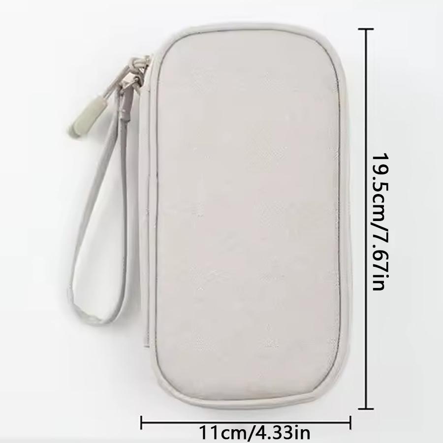 Multi-layer Digital Accessory Storage Bag, 1 Count Travel Wallet, Creative Waterproof Document Case Organizer, Travel Accessories Document Bag, Compression Packing Cubes, Travel Organization Pouch