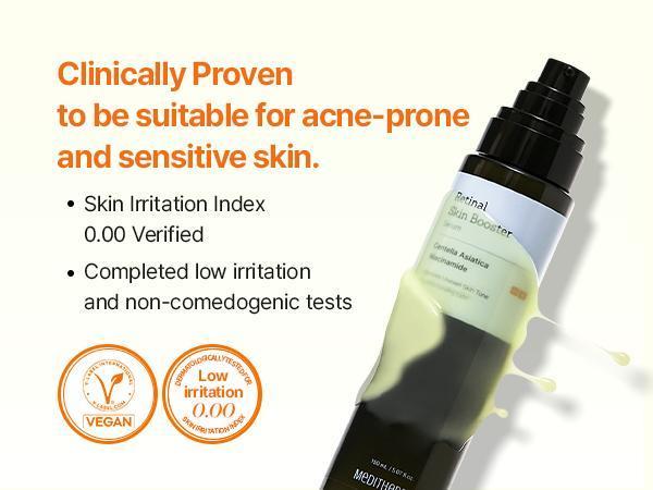 Glow-Tox Retinal Serum 150ml | 3x larger bottle for Face & Body – Even Tone, Pores, Dark Spots – Gentle, Non-Irritating, Vegan | MEDITHERAPY