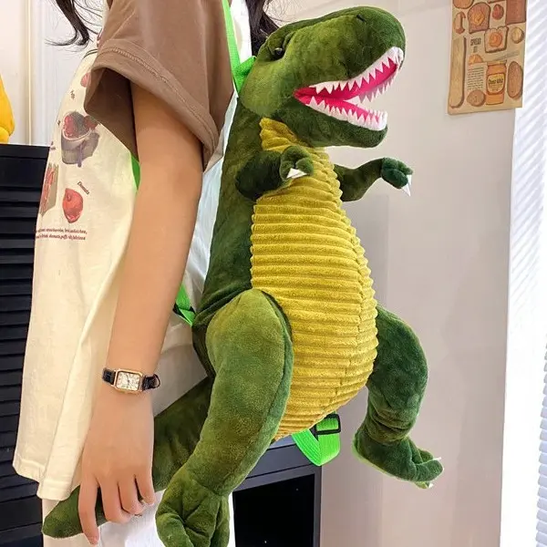 3D Dinosaur Functional Backpack with Pockets for Storing Personal Items, Backpacks, Casual Daypack Backpacks, Halloween