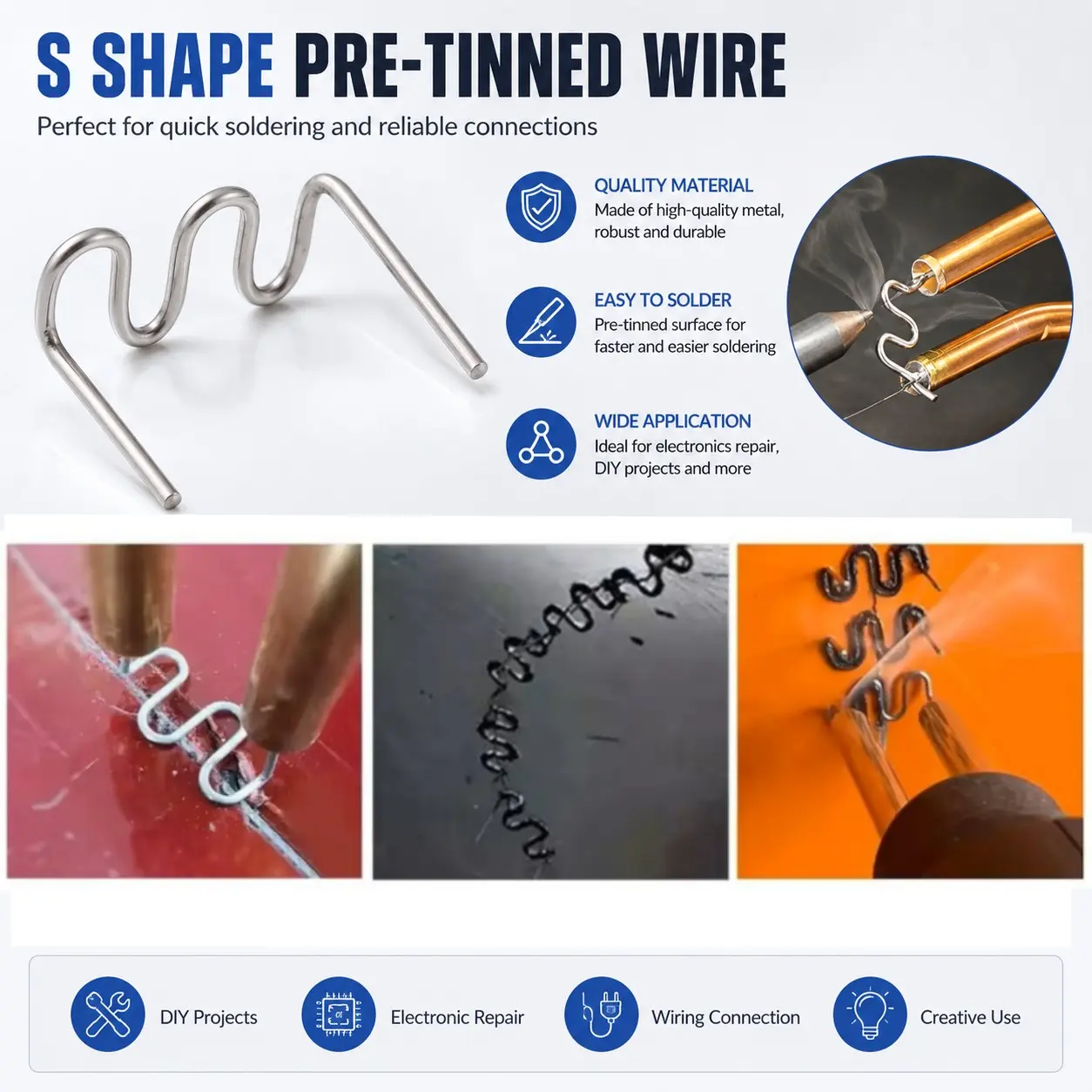 100pcs Car Plastic Repair Rivets, Bumper Crack Fix Welding Pins, Specialized Reinforcement Rivets for Plastic Repair Machine