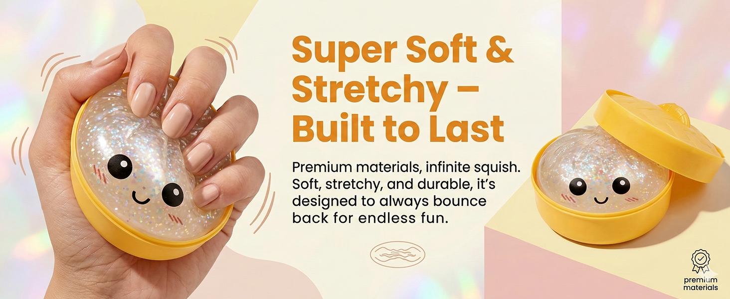 ZANOK Dumpling Squishy Mystery Box Viral, 2026 New Dumpling Squishy Mystery Box - Surprise Dumpling Squishy, Rare Dumplings Bun Stress Relief Fidget Set, Random Colors (5 Packs)