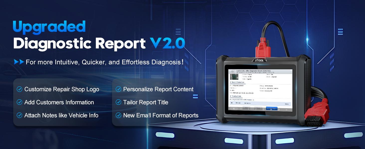 XTOOL D7S Bidirectional Scan Tool, 2025 OBD2 Scanner Diagnostic Tool with FCA AutoAuth, All System Car Scanner, 39+ Resets, ECU Coding, PMI, Upgrade of D7