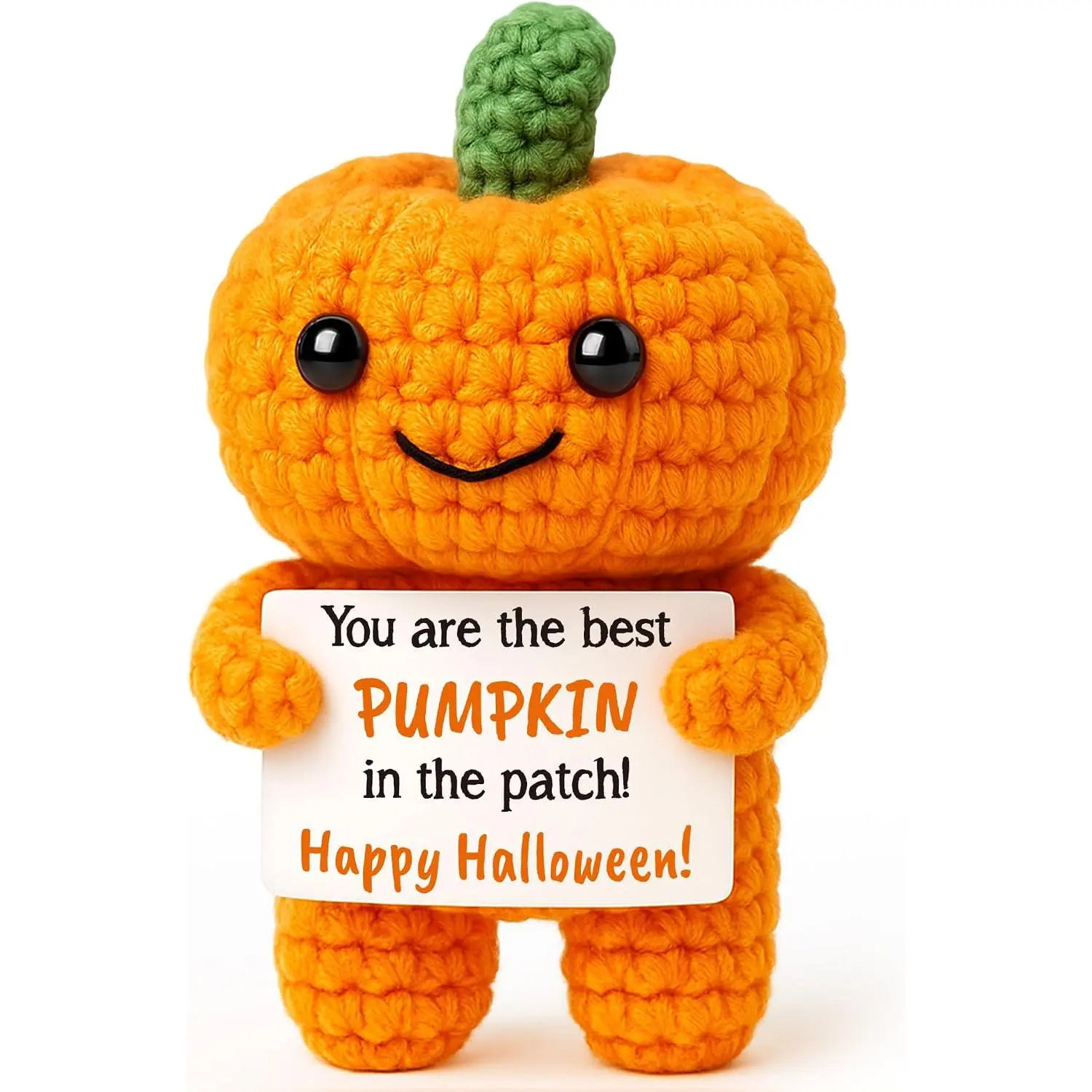 Mini Pumpkin Decor Halloween Boo Basket Stuffers Gifts for Women Men Spooky Basket Stuffers Halloween Indoor Decoration for Him Her Adult Teens Thanksgiving Decoration  Crochet Pumpkin Baskets