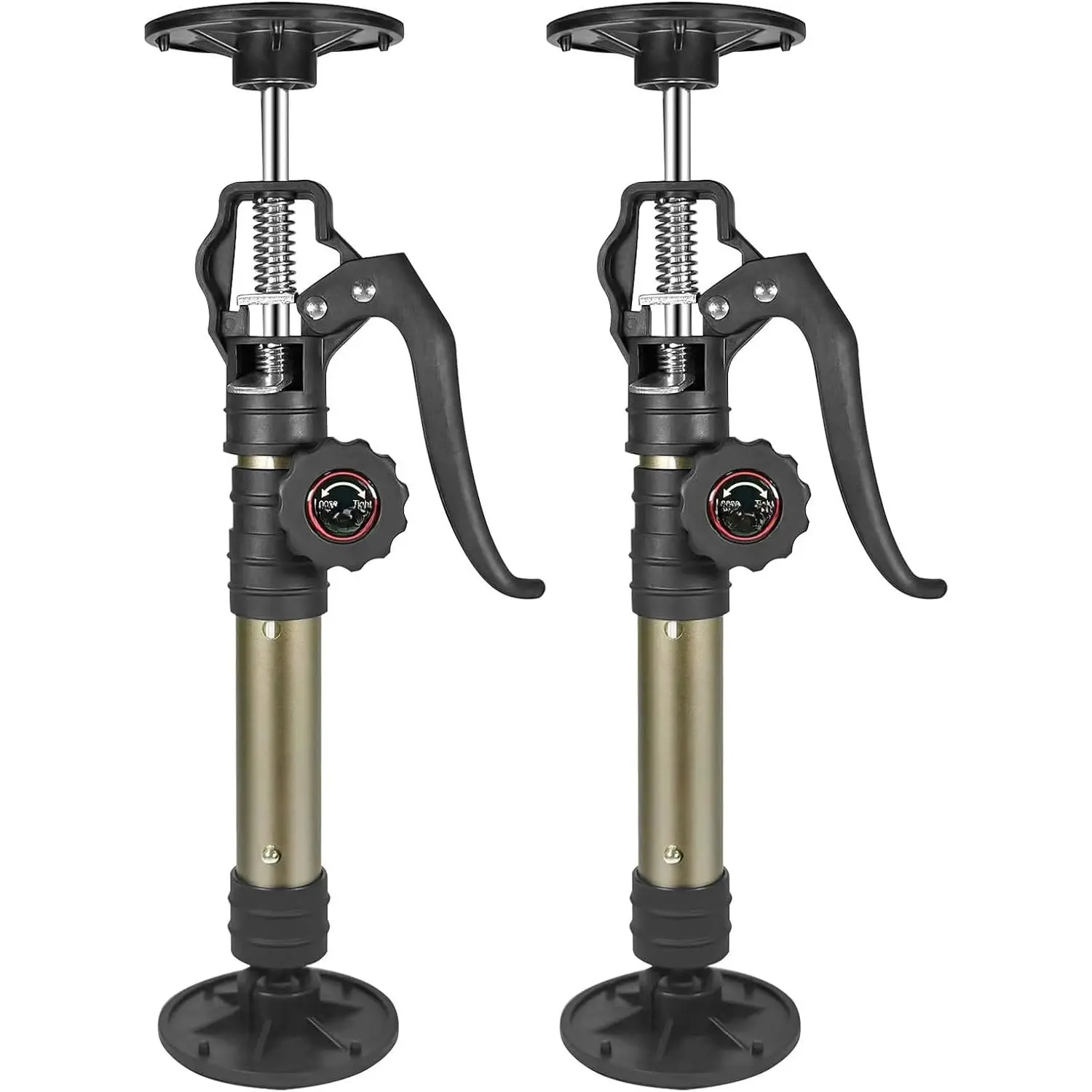 Cabinet Jacks for Installing Cabinet 3rd Hand Support System Adjustable Support Pole,Extends from 12.60 inch to 23.62 inch,Supports up to 156 lbs for Drywalls 2 count Set ( Design)