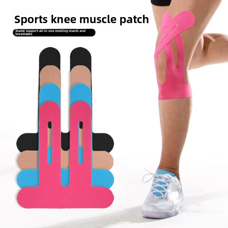 Knee knee pads, muscle patches, athlete muscle patches, bandages, sports bandages, tape, calf strain, marathon running mini shin guards grip socks soccer Warm Compression Protection accessories basketball Elastic Athletic Support Universal Kinesiology