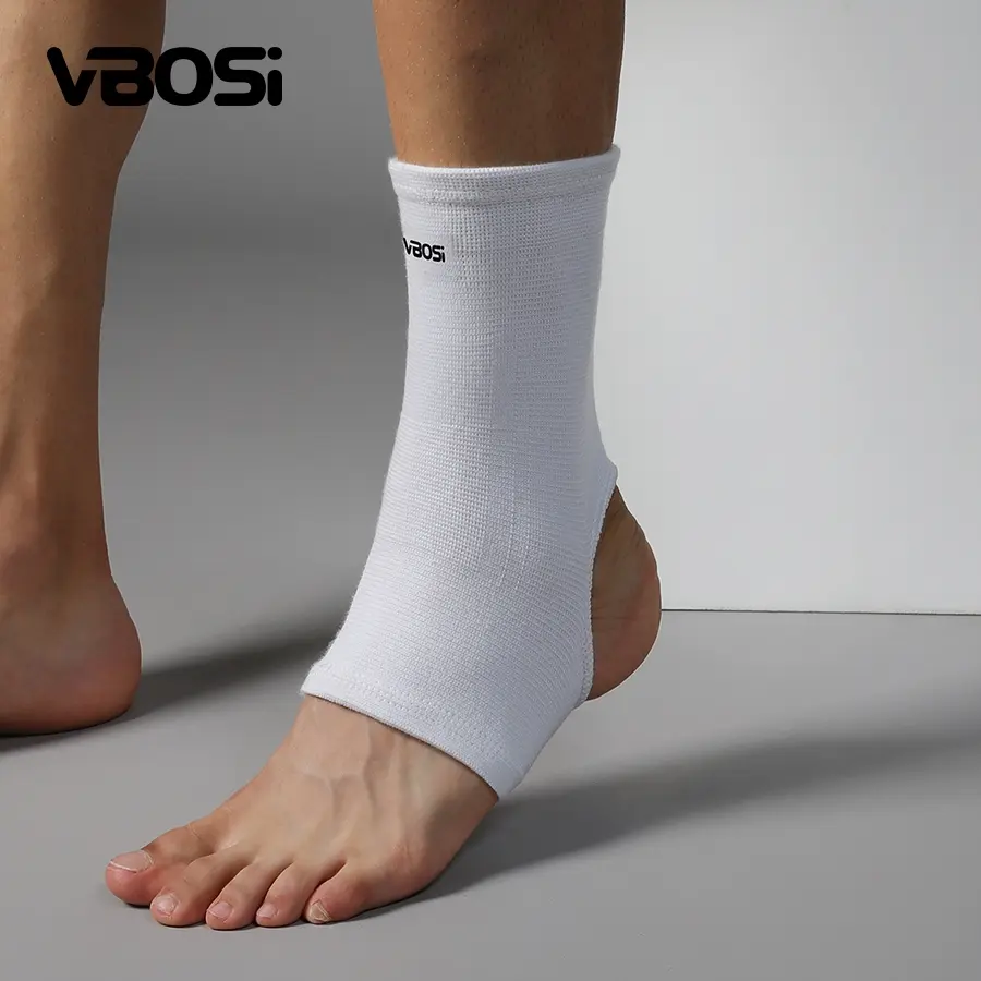 VBOSI 1 Piece Women And Men Breathable Knitted Ankle Support Sleeve, Compression Gear, Ankle Compression Brace for Running, Basketball, Cycling, Comfortable and Durable Design