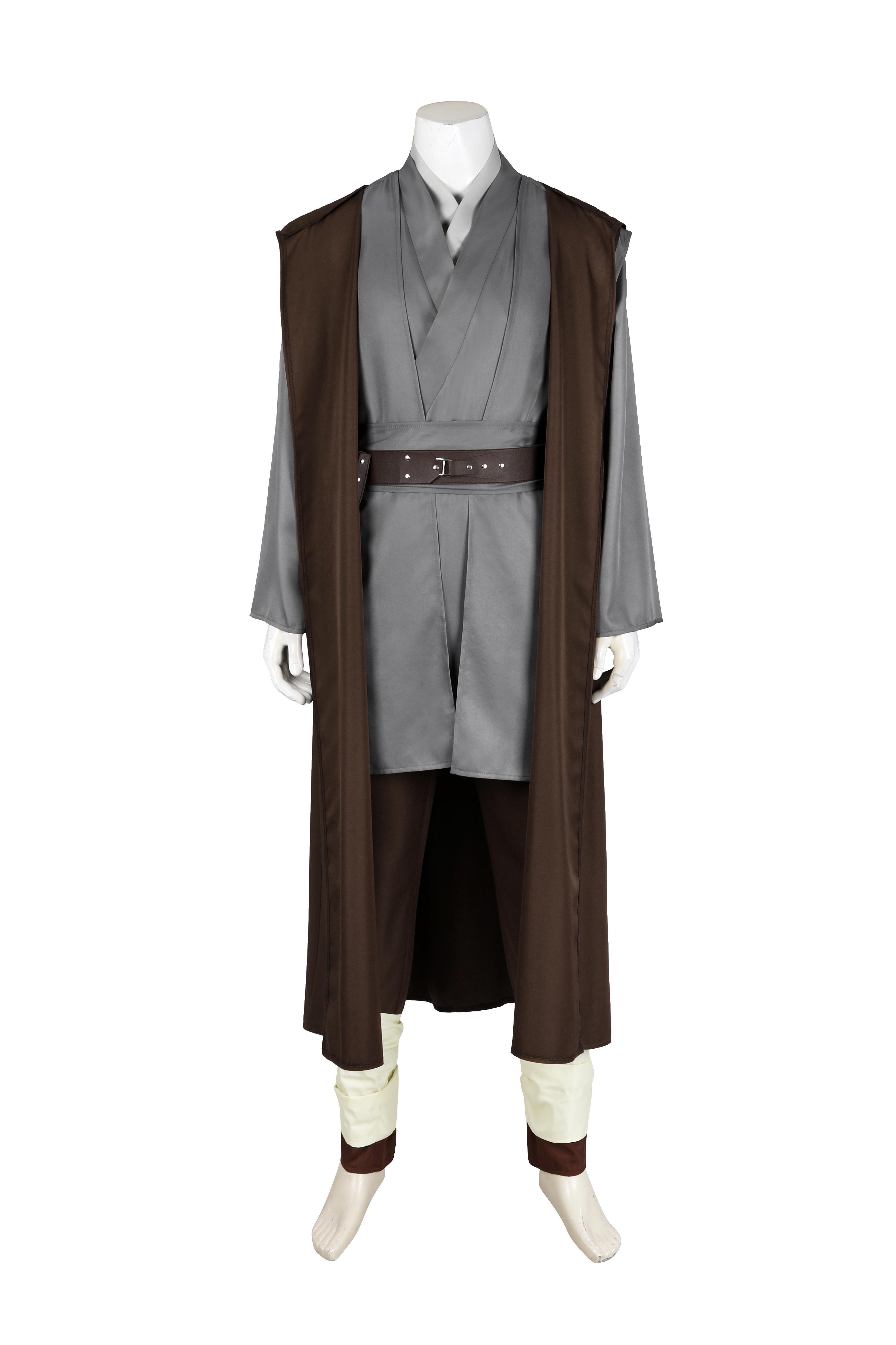 Anakin Cosplay Obi Costume Wan Knight Disguise Adults Men Clothing Disguise Halloween Carnival Part Suit