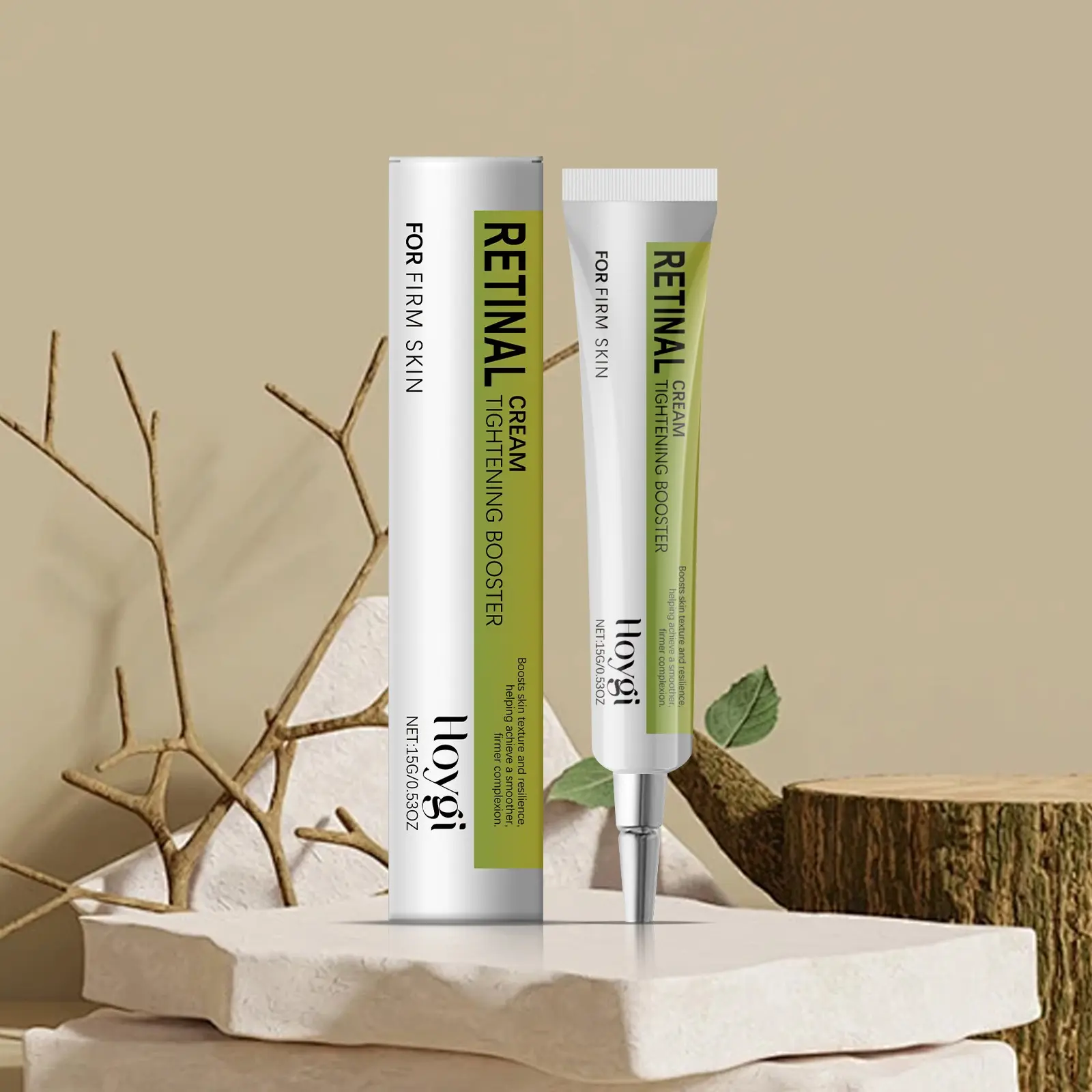 Hoygi Retinol Brightening Firming Cream, Reduces Wrinkles, Improves Sagging, Moisturizes, Gentle on Sensitive Skin