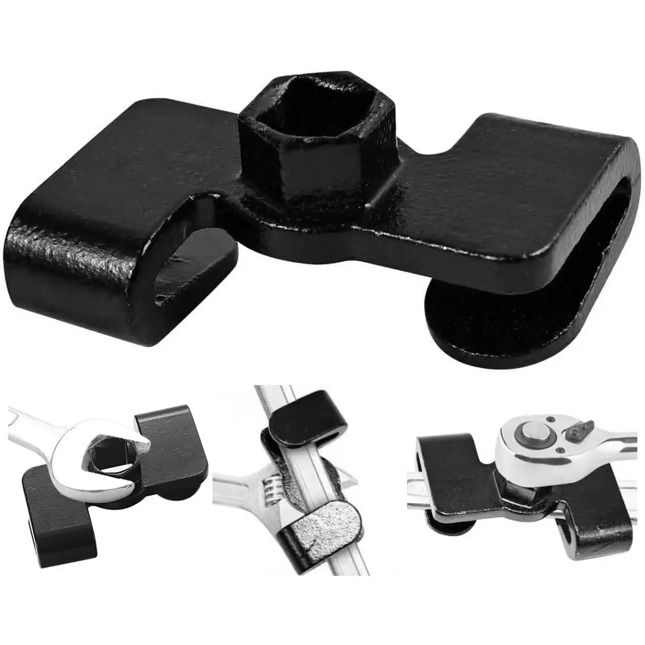 Wrench Extender Adaptor, Wrench Extension Torque Tool Black for Bolt Loosening,Garage Repair,Mechanics