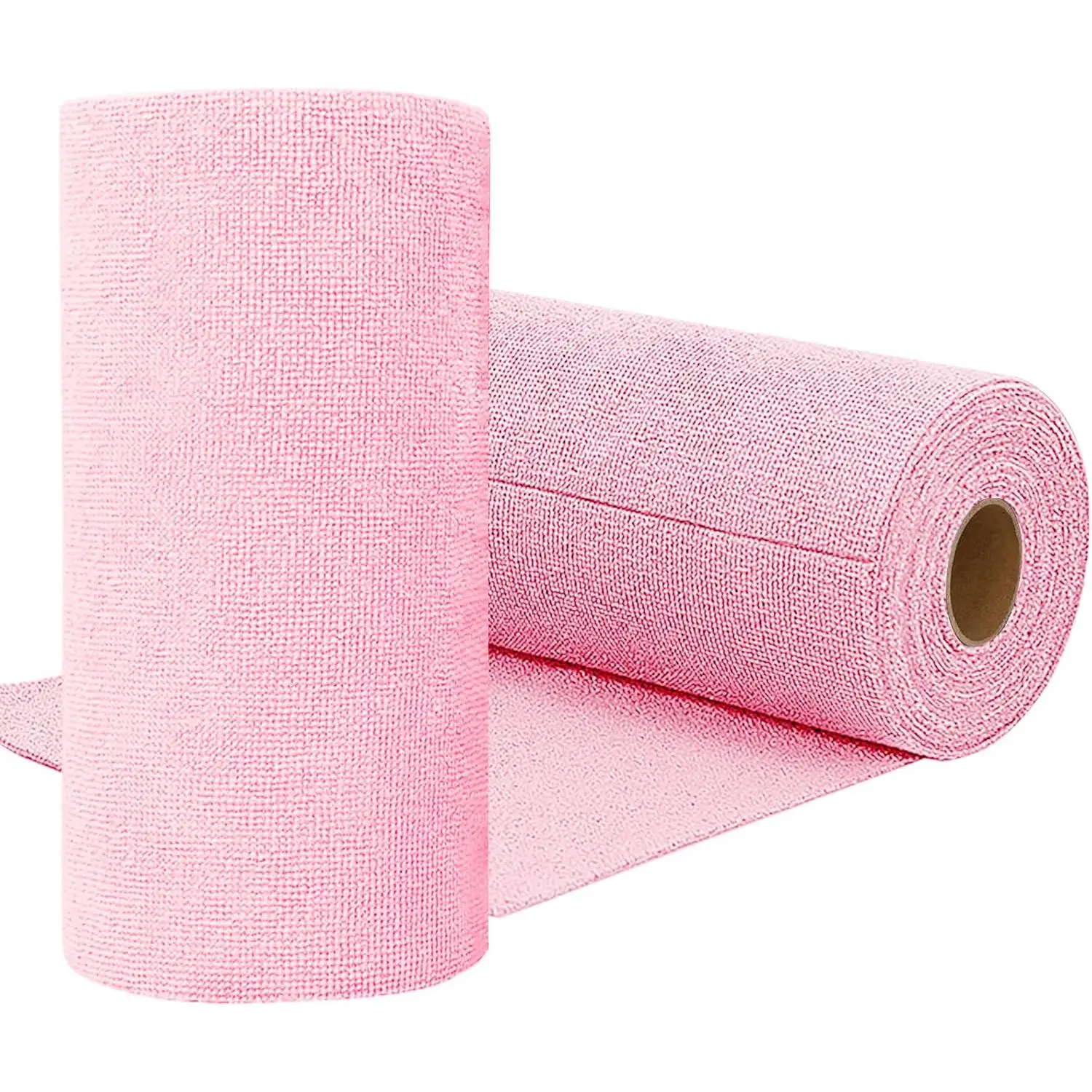 BoDoux Microfiber Cleaning Cloth Roll,75 Pack Reusable Tear Away Microfiber Towels,Ultra Absorbent Dish Rags for Car,Home,Garage or Shop