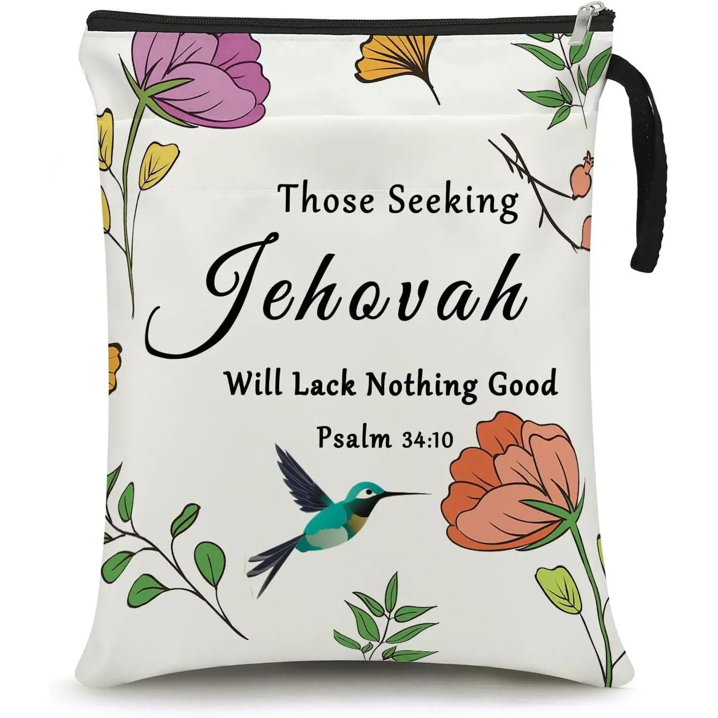 Jehovah Gifts Book Sleeve Book Covers for Paperbacks Jehovah Witness Baptism Gifts  Gifts for Women Christian Book Protector Pouch Bookish Gifts for Book Lovers Birthday Christmas Gifts