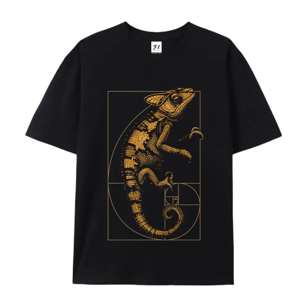 Chameleon Ratio Short-sleeved cotton unisex casual T-shirt