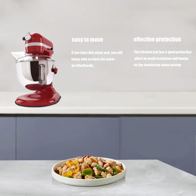 Sliding Mat for Kitchen Mixer, Non-slip, Durable Kitchen Appliance Slider Mat for Kitchen Aid 4.5-5 Qt Tilt-head Stand Mixer, Kitchen Accessories