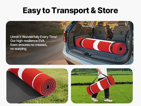 10x3ft Softball Pitching Mat Baseball Pitching Rubber Mound for Indoor Outdoor