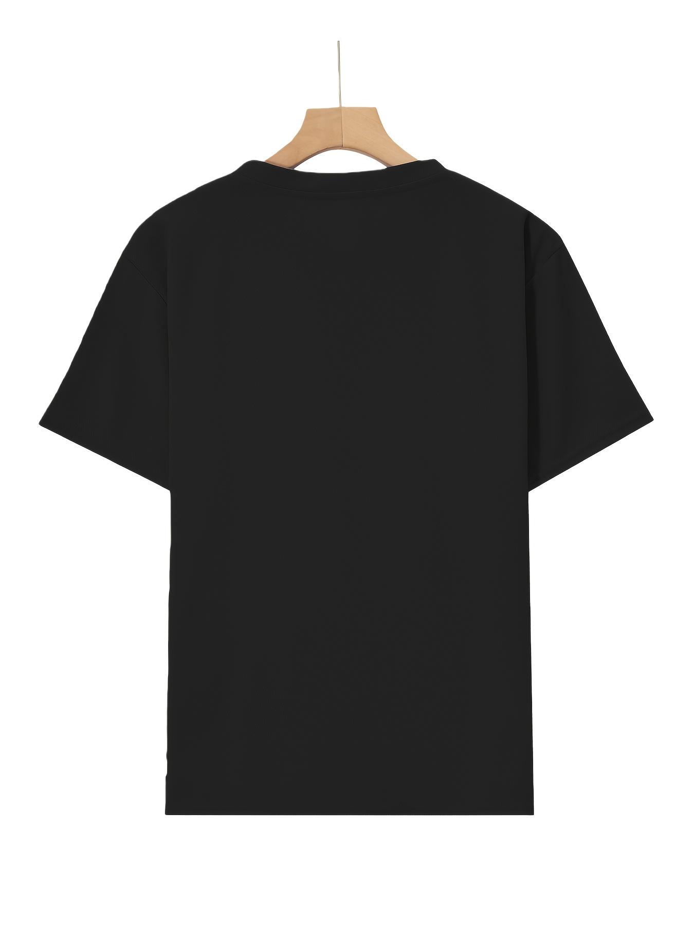 1[K-POP Girls' T-shirt] 1pc Girls' Summer Short-sleeved "K-POP Playful Girl" Cartoon Print T-shirt - Fashionable, Comfortable, Casual Trendy Item, Stylish Outfit