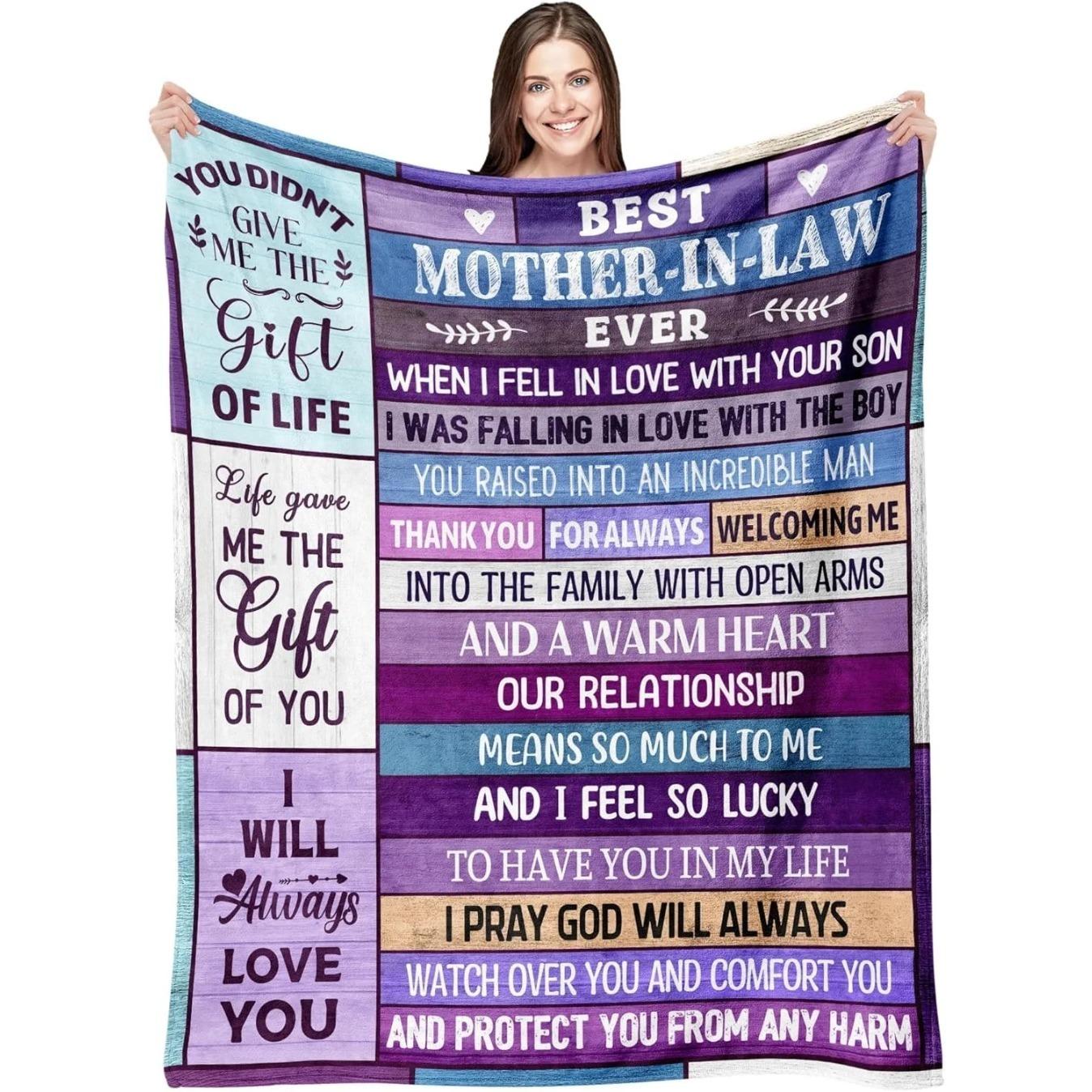 Perfect Gift for Abuela Soft Throw Blanket Cozy Lightweight Blanket for Mom Mama Dad Wife Sister Grandma Birthday Anniversary Mother's Day Father's Day Gift