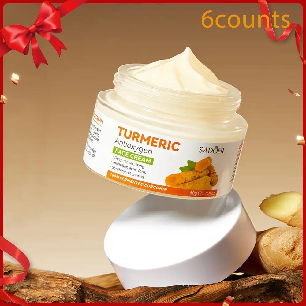 Turmeric Face Cream, Moisturizing Face Cream, Hydrating Nourishing Brightening Face Cream, Face Lotion for Women and Men, Hydrating Serum for Face, Daily Skin Care Product, Daily Moisturizing Blend, Face Moisturizer, Smooth, Hydrate Face Care Products