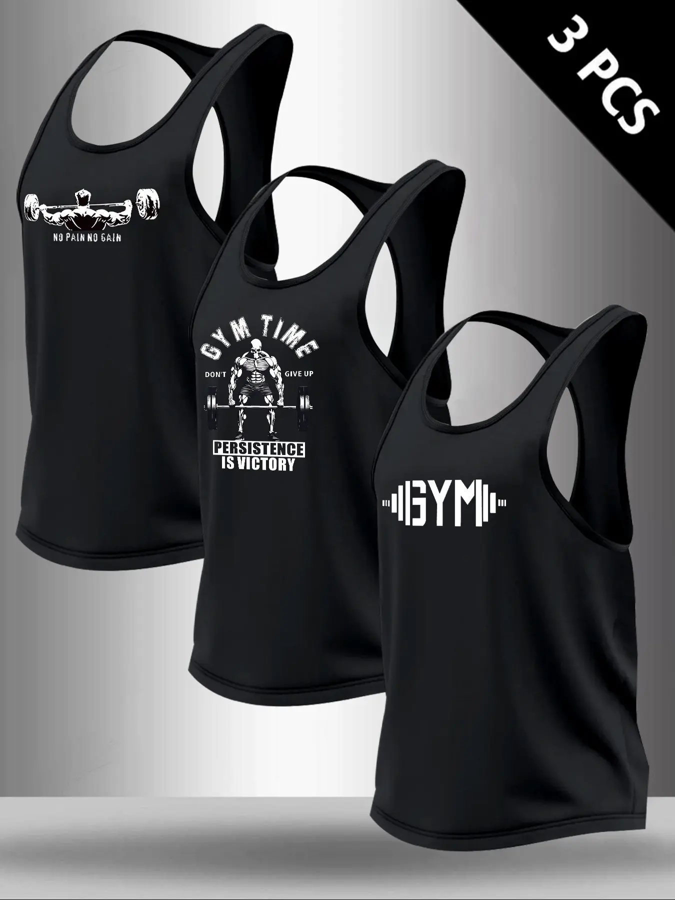 Summer Men's Sleeveless Tank Top, Letter Fitness Graphic Print, Casual Slim-Fit, Ideal for Outdoor Sports, Perfect Gift for Men, Workout Tank, Casual Workout Tops
