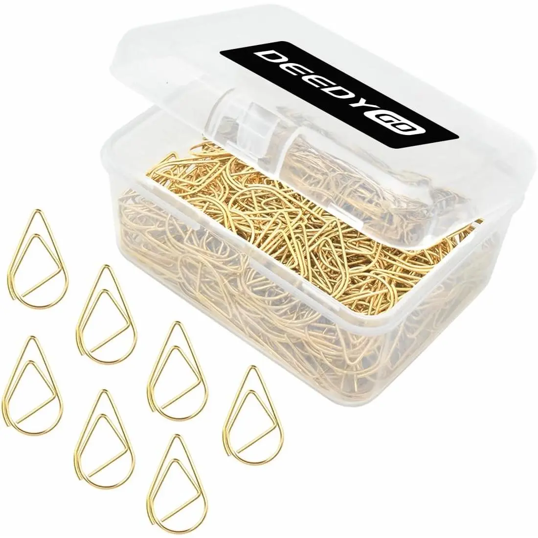 250 count  Paper Clips, Teardrop Paperclips, 1 Inch