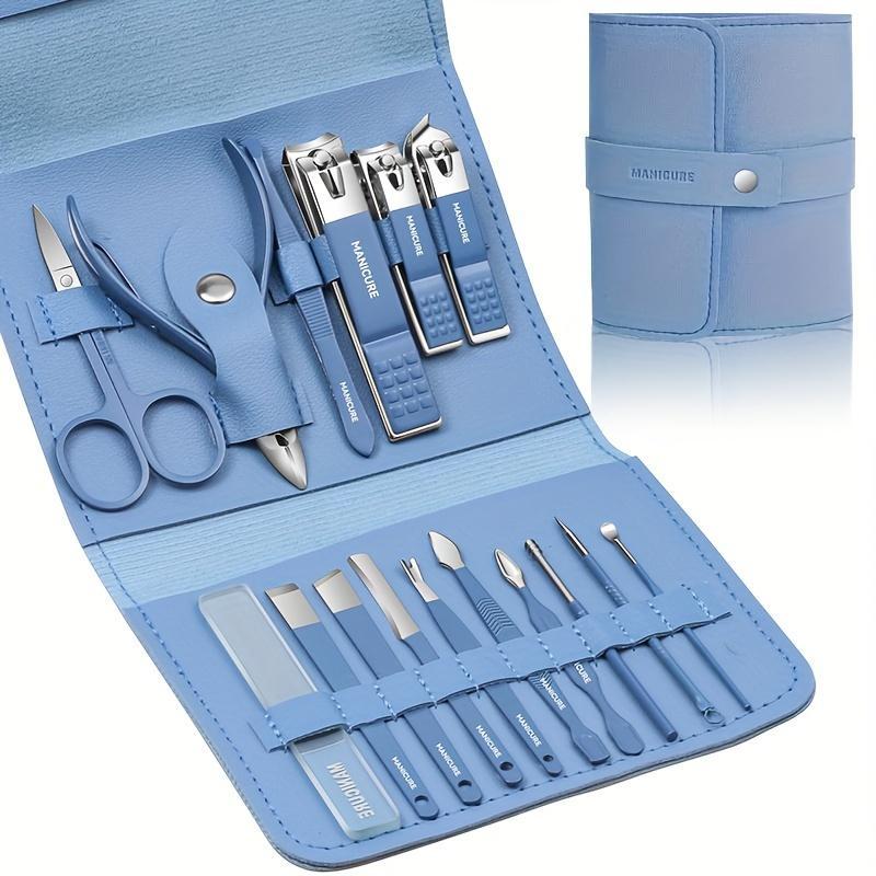 Portable Nail Clipper Set, 1 Set Multifunctional Nail Care Tool Set, Professional Manicure & Pedicure Tool for Home, Office, Travel and Date