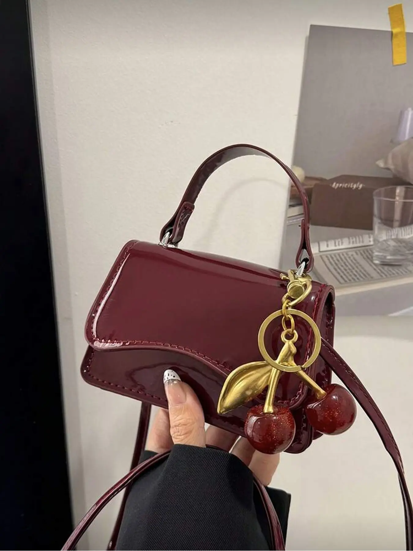 Fashion Minimalist Solid Color Mini Tote Bag Women's Underarm Crossbody Bag Perfect For Shopping Daily Commute Office School Business Travel Outdoor Activities Ideal For Young Girls College Students O