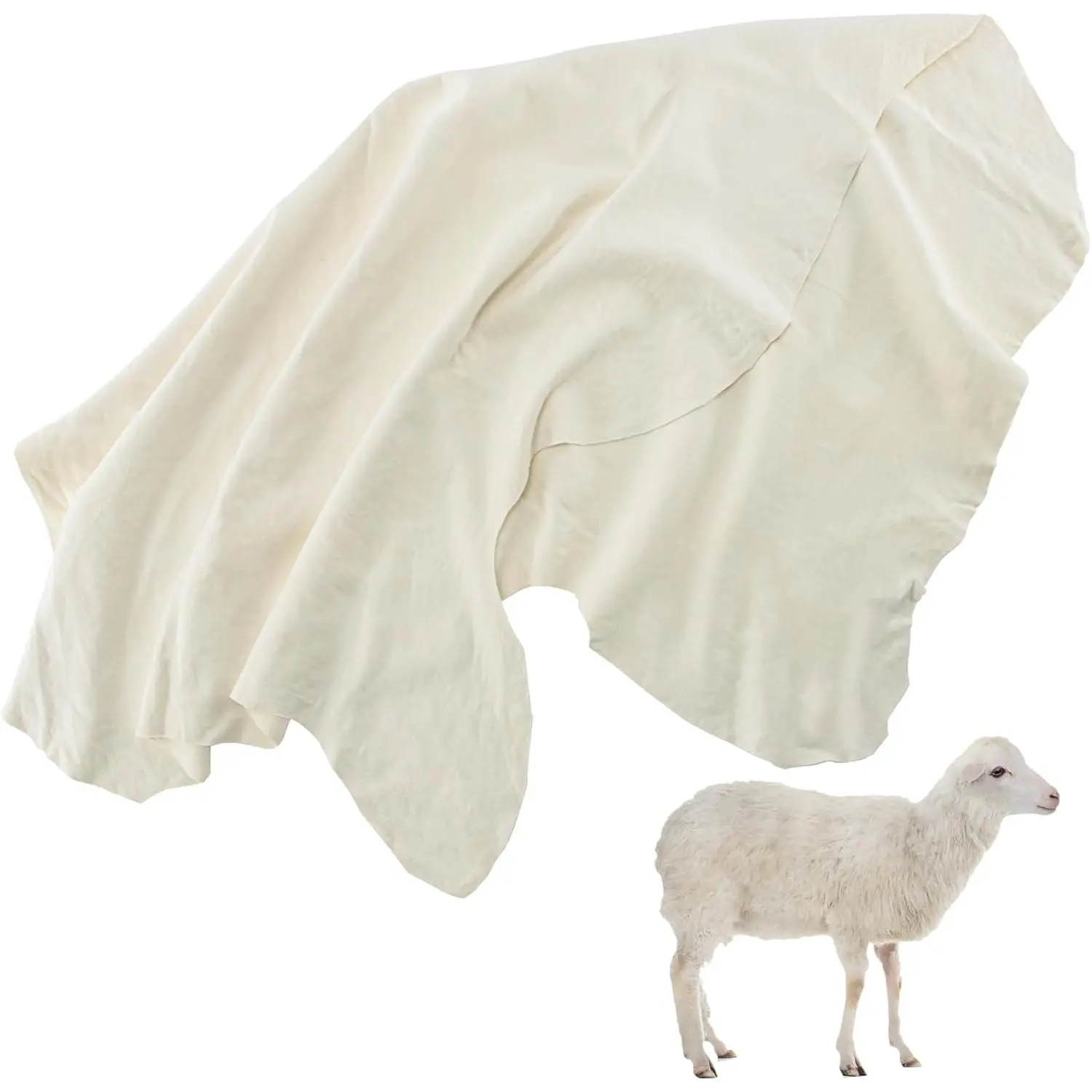 Chamois Cloth for  Drying Towel - 23.6"x35.4" Sheepskin Leather | Ultra Absorbent  Drying Auto Detailing Cloth Large 5.7 Sq Ft Scratch Free  Cleaning Towel for  Washing