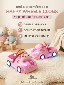 Summer Cartoon Slippers, Cute PVC Sole, Soft Bottom, Unisex Toddler Shoes, Bright Sheep Design, Made in Mainland China, Toddler House Shoes, Indoor Slipper