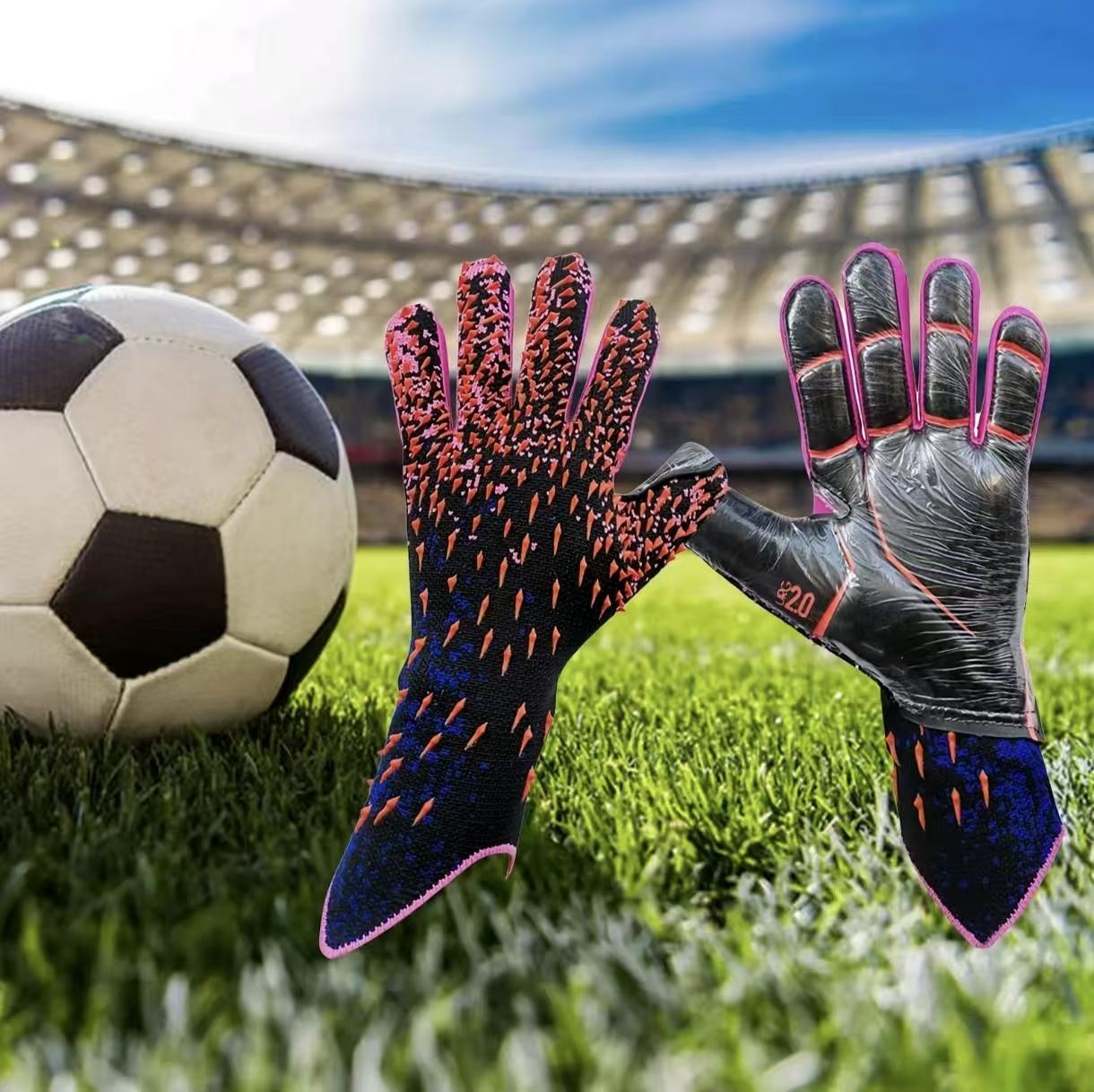 Comfortable Football Goalkeeper Gloves, Non-Slip Wear-Resistant Football Gloves, Soccer Hand Protector Gloves, Sports Protective Accessories, Valentine'S Day Gift finger save goalkeeper gloves soccer goalie glove premium goalkeeper gloves football gear
