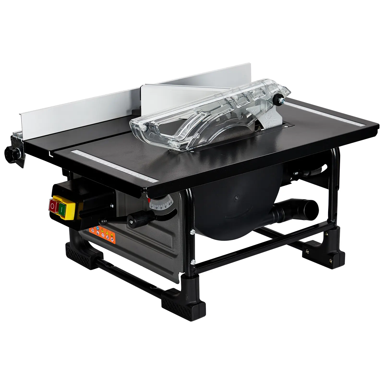 Compact 8-Inch Portable Table Saw – 6.7A Copper Motor, 3576 RPM, 24T Blade, Sliding Miter Gauge – Ideal DIY Woodworking & Furniture Making Kit for Jobsite Use