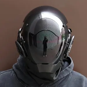 Cyberpunk Mask for Halloween Cosplay, Mechanical Cool Realistic Cs Tactical Gear, Party Stylish Funny Photo Prop